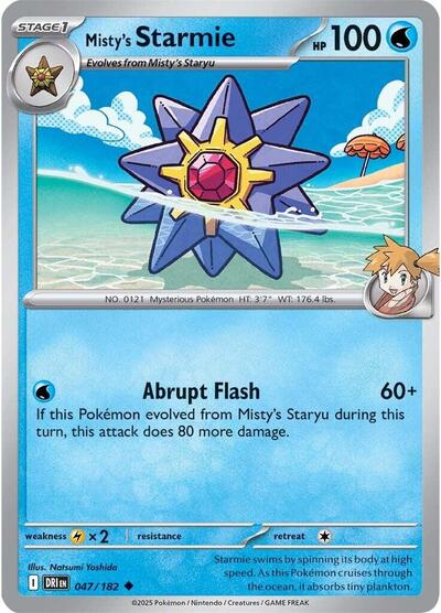DRI: Misty's Starmie (Reverse Holofoil)