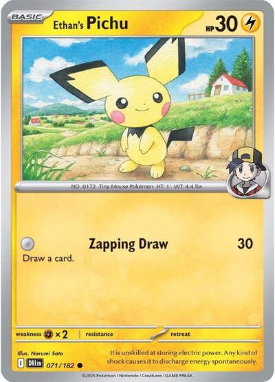 DRI: Ethan's Pichu (Reverse Holofoil)