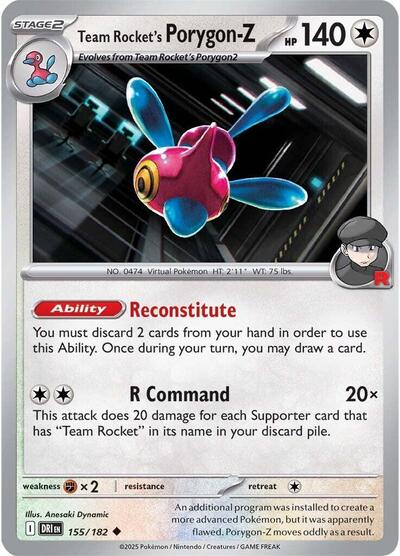 DRI: Team Rocket's Porygon-Z (Reverse Holofoil)