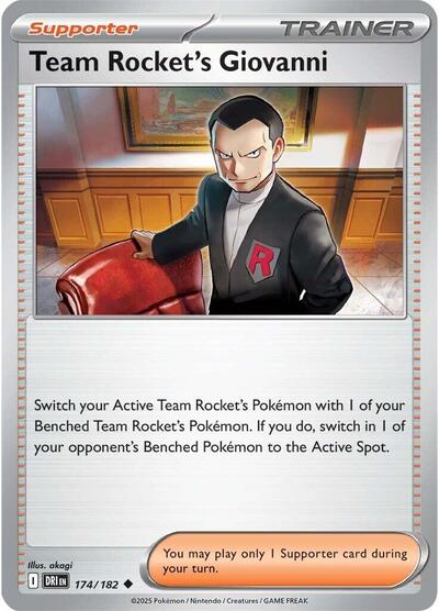 DRI: Team Rocket's Giovanni (Reverse Holofoil)
