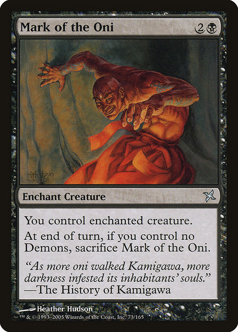 BOK: Mark of the Oni (Foil)