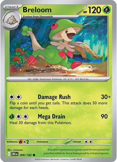 DRI: Breloom (Reverse Holofoil)