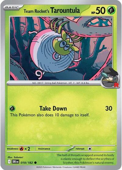 DRI: Team Rocket's Tarountula (Reverse Holofoil)