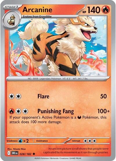DRI: Arcanine (Reverse Holofoil)