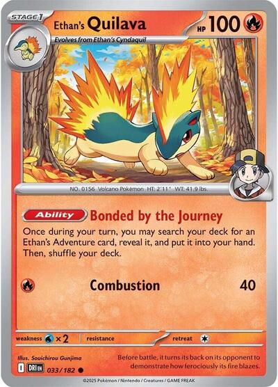 DRI: Ethan's Quilava (Reverse Holofoil)