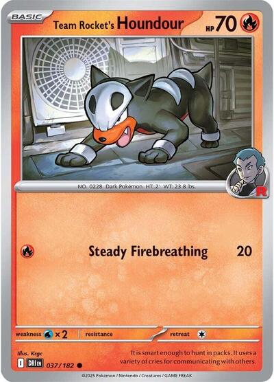 DRI: Team Rocket's Houndour (Reverse Holofoil)