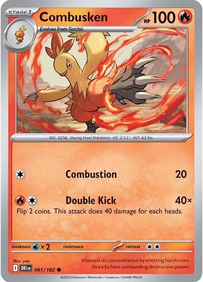 DRI: Combusken (Reverse Holofoil)