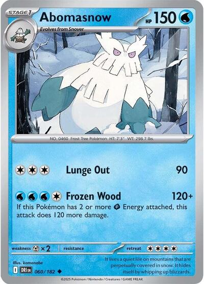 DRI: Abomasnow (Reverse Holofoil)
