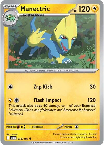 DRI: Manectric (Reverse Holofoil)