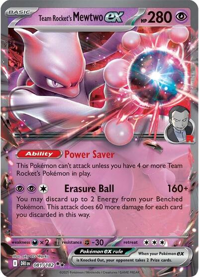 DRI: Team Rocket's Mewtwo ex - 081/182 (Holofoil)