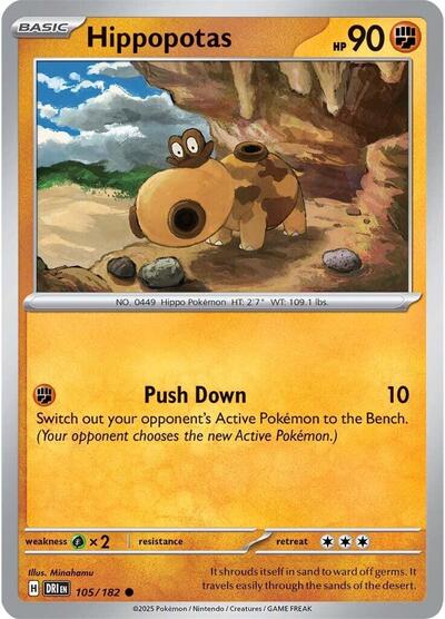 DRI: Hippopotas (Reverse Holofoil)