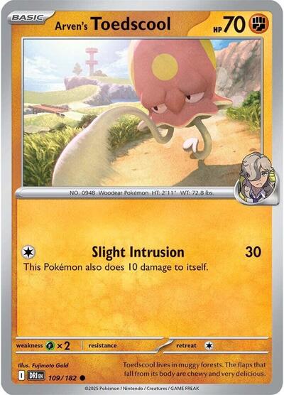 DRI: Arven's Toedscool (Reverse Holofoil)
