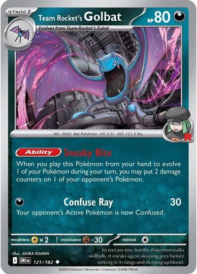 DRI: Team Rocket's Golbat (Reverse Holofoil)