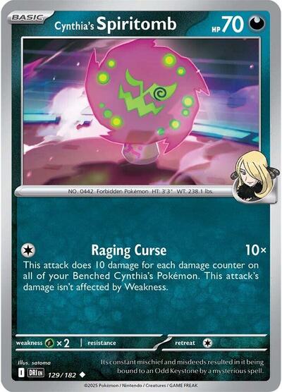 DRI: Cynthia's Spiritomb (Reverse Holofoil)