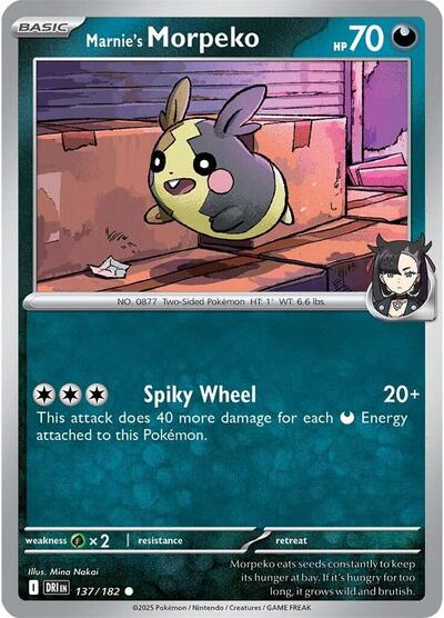 DRI: Marnie's Morpeko (Reverse Holofoil)
