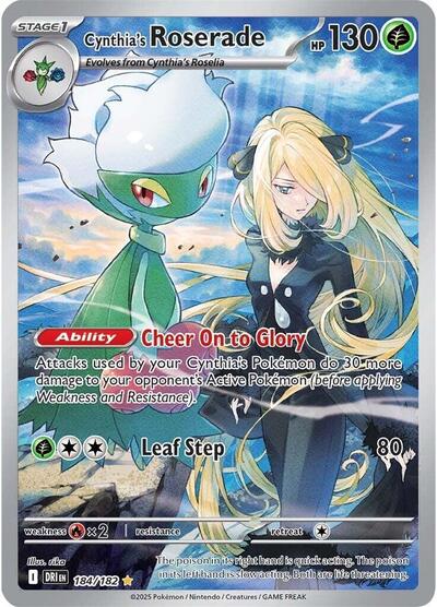 DRI: Cynthia's Roserade - 184/182 (Holofoil)