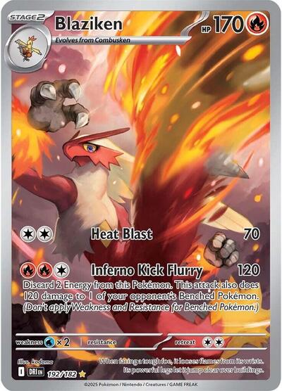 DRI: Blaziken - 192/182 (Holofoil)