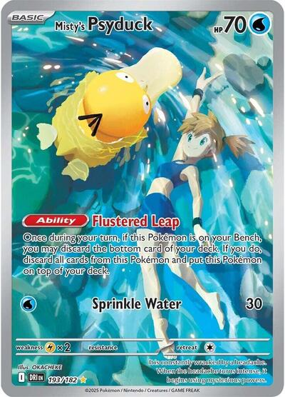 DRI: Misty's Psyduck - 193/182 (Holofoil)