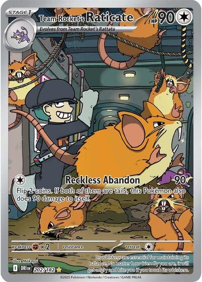 DRI: Team Rocket's Raticate - 202/182 (Holofoil)