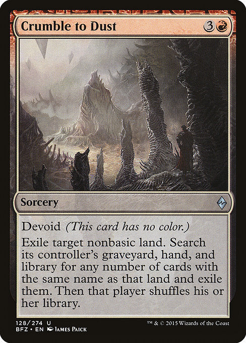 BFZ: Crumble to Dust