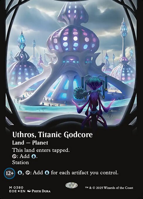 EOE: Uthros, Titanic Godcore (Borderless) (Galaxy Foil)