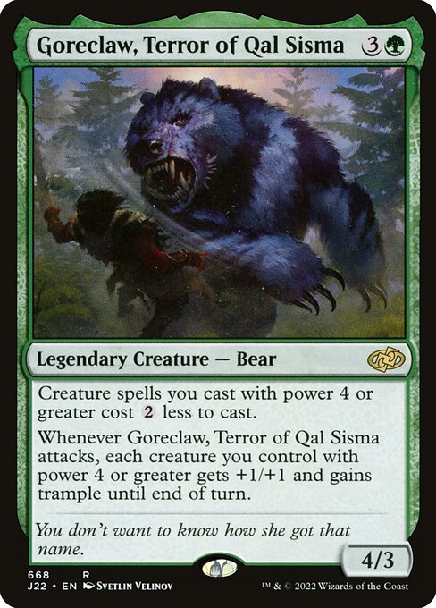 J22: Goreclaw, Terror of Qal Sisma