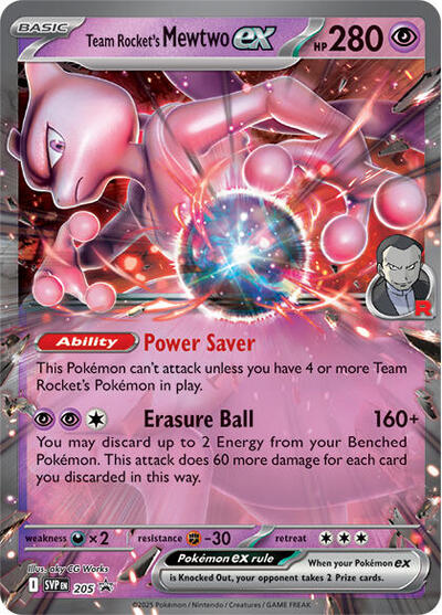 SVP: Team Rocket's Mewtwo ex (Holofoil)
