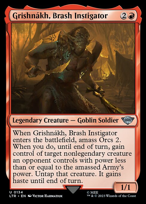 LTR: Grishnakh, Brash Instigator (Foil)