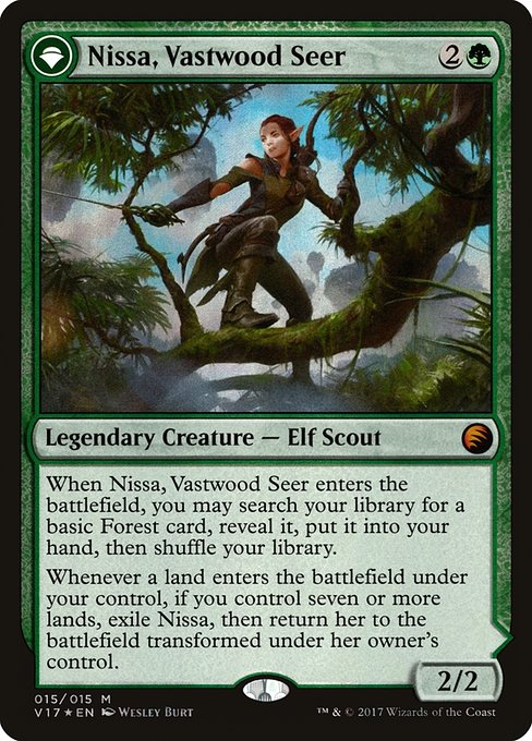 V17: Nissa, Vastwood Seer (Foil)