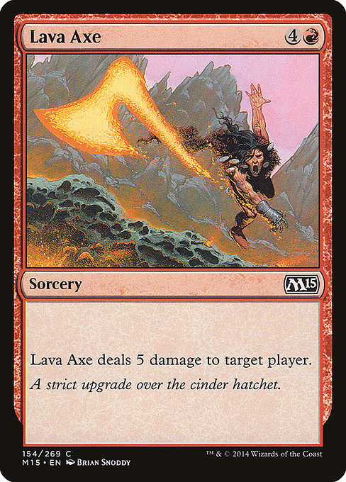 M15: Lava Axe (Foil)
