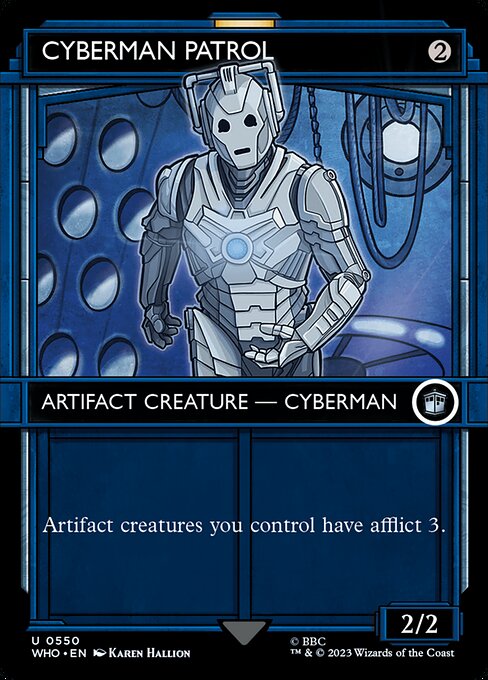WHO: Cyberman Patrol (Showcase) (Foil)