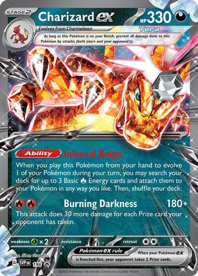 SVP: Charizard ex -196 (Holofoil)