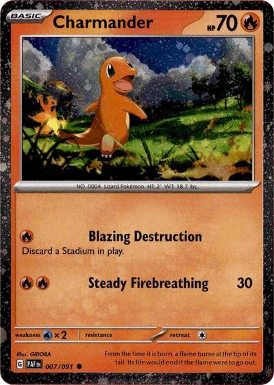 MCAP: Charmander - 007/091 (Cosmos Holo) (Holofoil)