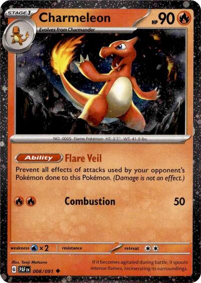 MCAP: Charmeleon - 008/091 (Cosmos Holo) (Holofoil)
