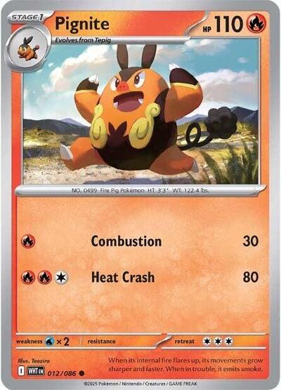 WHT: Pignite (Reverse Holofoil)