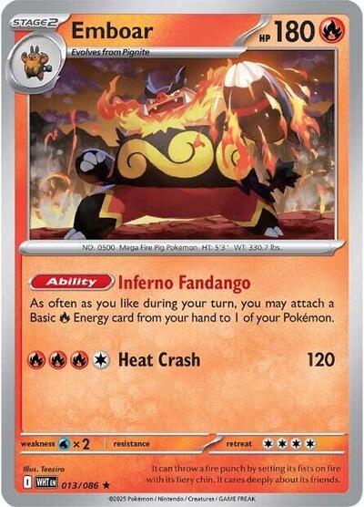 WHT: Emboar (Reverse Holofoil)