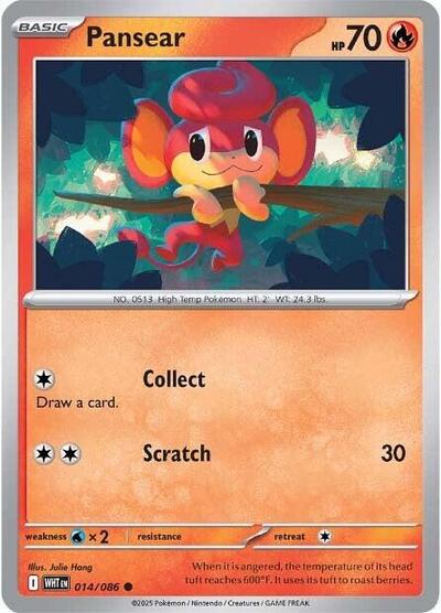 WHT: Pansear (Reverse Holofoil)