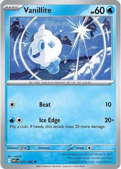 WHT: Vanillite (Reverse Holofoil)