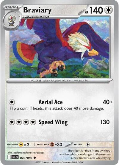 BLK: Braviary (Reverse Holofoil)
