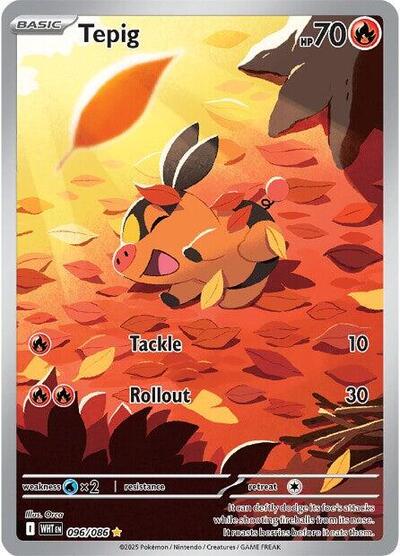 WHT: Tepig - 096/086 (Holofoil)