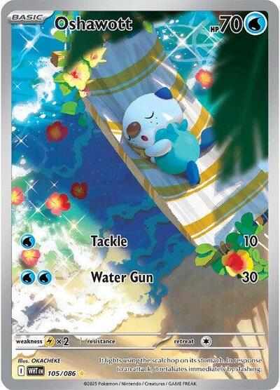 WHT: Oshawott - 105/086 (Holofoil)