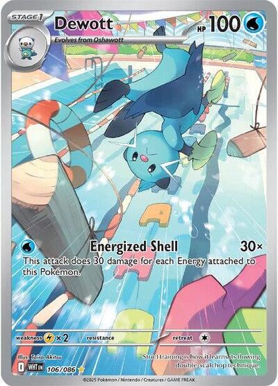 WHT: Dewott - 106/086 (Holofoil)