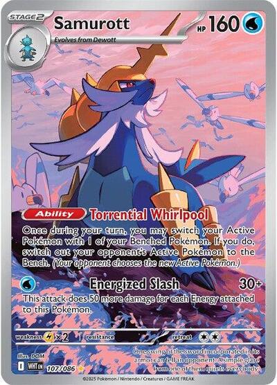 WHT: Samurott - 107/086 (Holofoil)