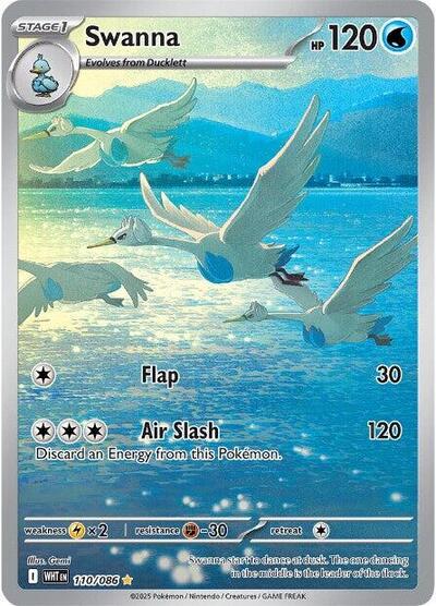 WHT: Swanna - 110/086 (Holofoil)