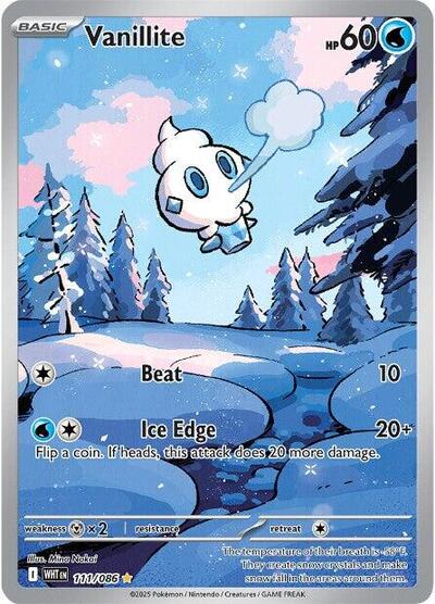 WHT: Vanillite - 111/086 (Holofoil)