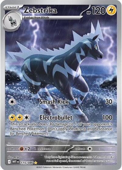 WHT: Zebstrika - 115/086 (Holofoil)