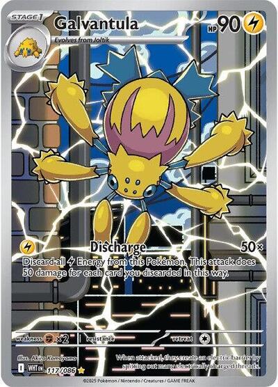 WHT: Galvantula - 117/086 (Holofoil)