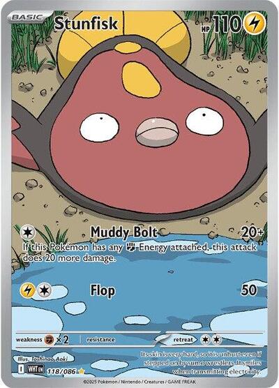 WHT: Stunfisk - 118/086 (Holofoil)