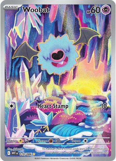 WHT: Woobat - 119/086 (Holofoil)