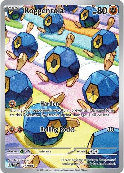 WHT: Roggenrola - 127/086 (Holofoil)